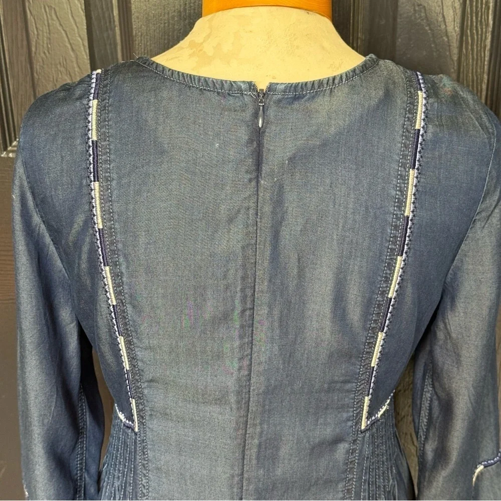 Marks & Spencer Collection Embroidered MIDI Dress 10 - Picture 10 of 15